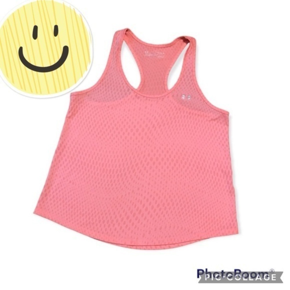 Under Armour Coral Mesh Racerback Tank Top